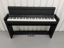 Load image into Gallery viewer, Korg SP350 compact slim size Digital Piano in black finish stock # 24320
