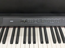 Load image into Gallery viewer, Korg SP350 compact slim size Digital Piano in black finish stock # 24320
