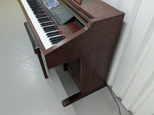 Load image into Gallery viewer, Yamaha CVP-206 digital piano arranger and stool in mahogany finish stock #24335
