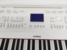 Load image into Gallery viewer, Yamaha DGX-660 in white 88 Key Weighted Keys Portable Grand, stand stock # 24348
