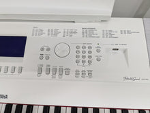 Load image into Gallery viewer, Yamaha DGX-660 in white 88 Key Weighted Keys Portable Grand, stand stock # 24348
