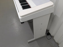 Load image into Gallery viewer, Yamaha DGX-660 in white 88 Key Weighted Keys Portable Grand, stand stock # 24348
