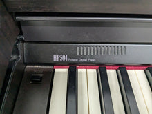 Load image into Gallery viewer, Roland HP504 digital piano in dark rosewood finish stock number 24349
