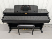 Load image into Gallery viewer, Kawai CN31 digital piano and stool in polished ebony glossy black stock number 24351
