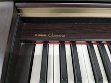 Load image into Gallery viewer, Yamaha Clavinova CLP-120 Digital Piano and stool in dark rosewood stock #24346
