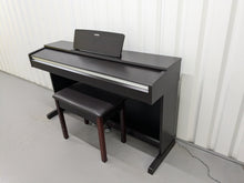 Load image into Gallery viewer, Yamaha Arius YDP-142 Digital Piano and stool in dark rosewood Stock number 24356
