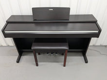 Load image into Gallery viewer, Yamaha Arius YDP-142 Digital Piano and stool in dark rosewood Stock number 24356
