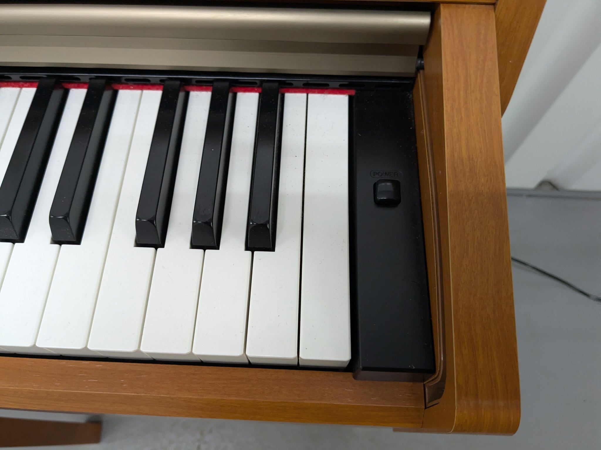 2*K様 Yamaha CLP-220 デジタルピアノ Yamaha Clavinova CLP-220 digital piano and stool in cherry