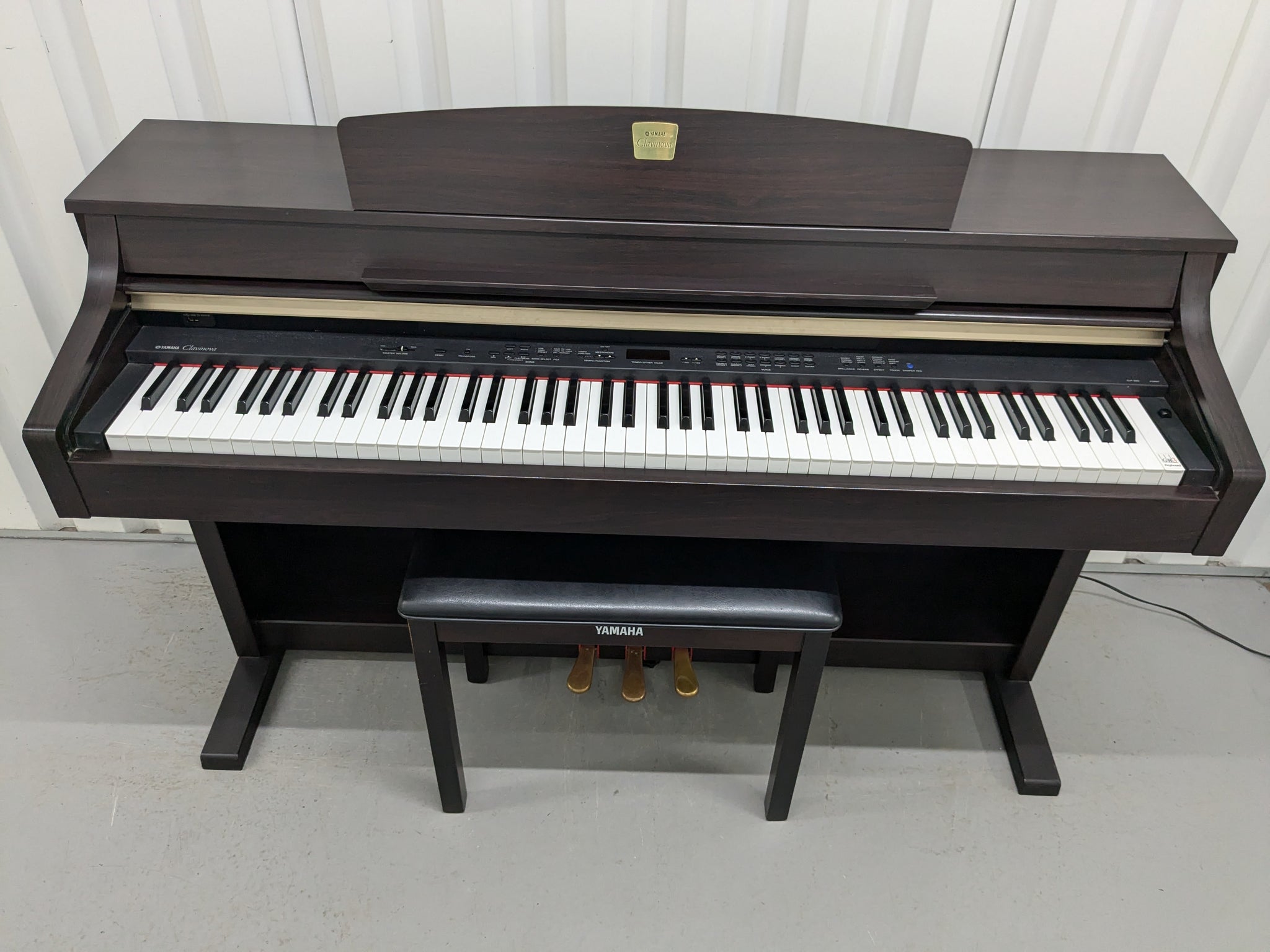Yamaha Clavinova CLP-330 Digital Piano and stool in dark rosewood