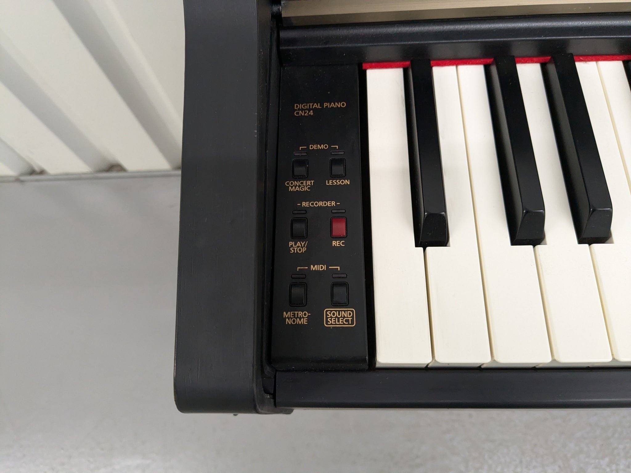 Kawai digital piano CN24 In black Finish stock number 24395