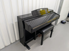 Load image into Gallery viewer, Yamaha Clavinova CLP-230PE piano +stool polished ebony glossy black stock # 24425
