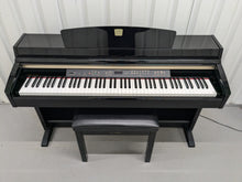 Load image into Gallery viewer, Yamaha Clavinova CLP-230PE piano +stool polished ebony glossy black stock # 24425
