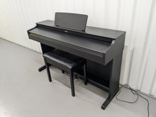 Load image into Gallery viewer, Yamaha Arius YDP-163 Digital Piano and stool in satin black, clavinova keyboard stock # 24421
