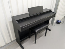 Load image into Gallery viewer, Yamaha Arius YDP-163 Digital Piano and stool in satin black, clavinova keyboard stock # 24421

