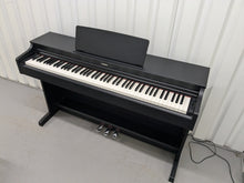 Load image into Gallery viewer, Yamaha Arius YDP-163 Digital Piano and stool in satin black, clavinova keyboard stock # 24421
