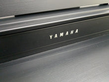 Load image into Gallery viewer, Yamaha Clavinova CLP-535 digital piano and stool in satin black stock # 24444
