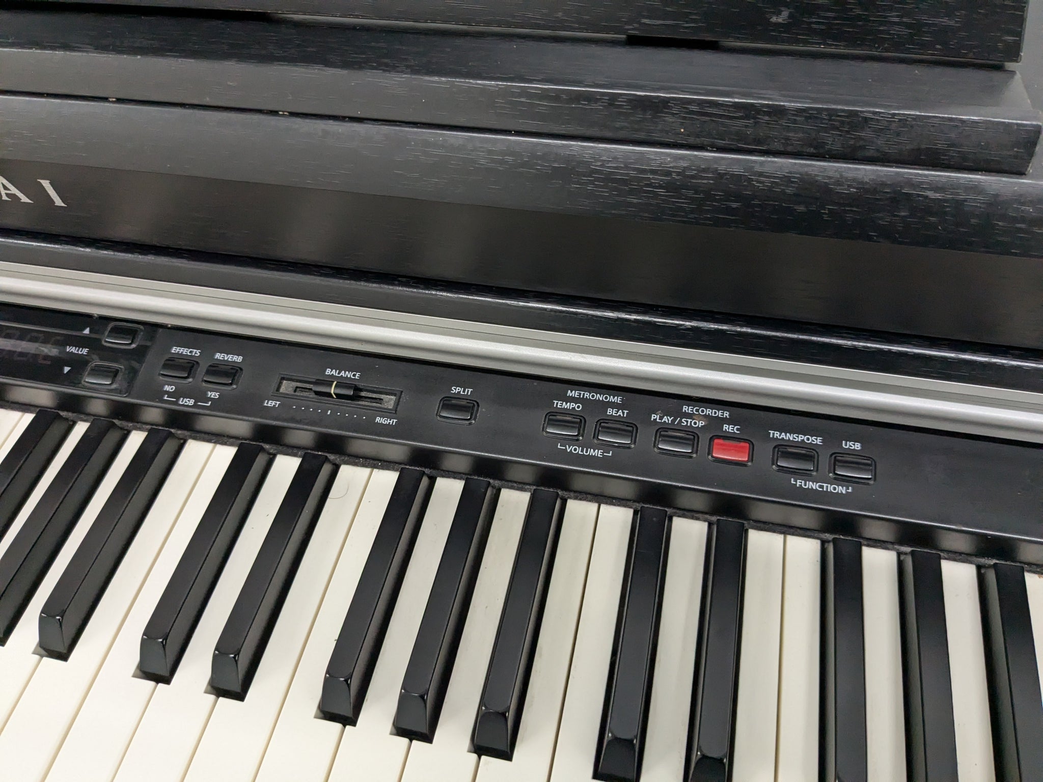 Kawai CN33 digital piano and stool in satin black finish