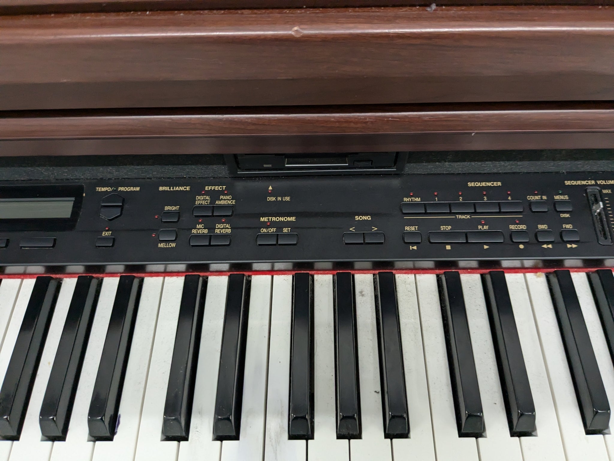TECHNICS SX-PX336 DIGITAL PIANO AND STOOL IN MAHOGANY stock number