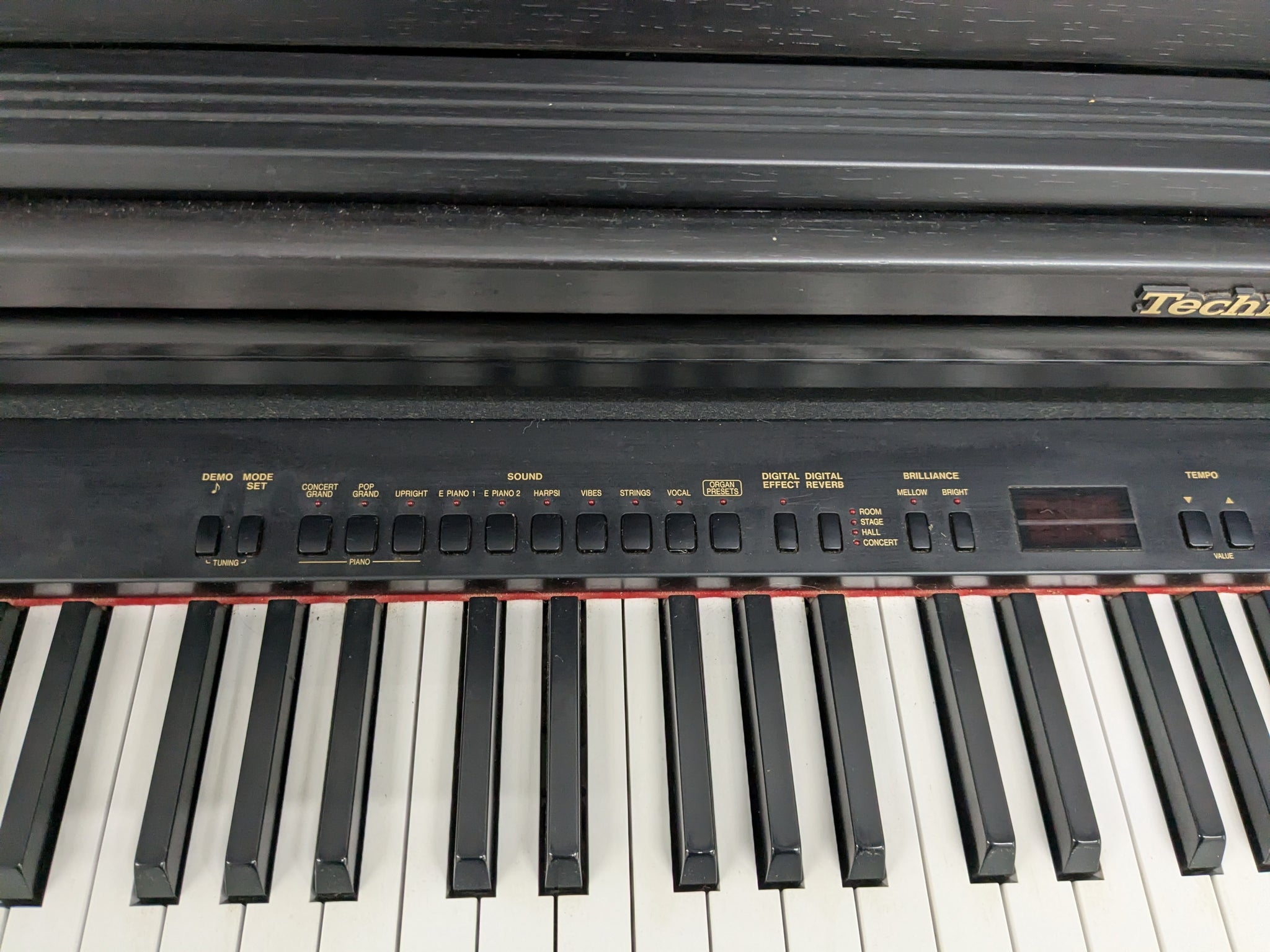 TECHNICS SX-PX554 DIGITAL PIANO AND STOOL IN SATIN BLACK stock