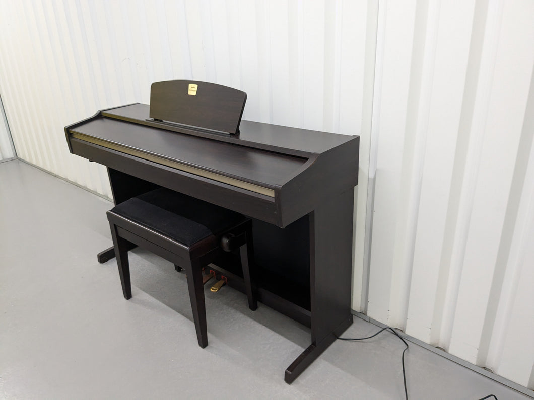 Yamaha Clavinova CLP-115 Digital Piano and stool in rosewood stock number 24497