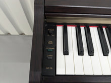 Load image into Gallery viewer, Yamaha Clavinova CLP-115 Digital Piano and stool in rosewood stock number 24497
