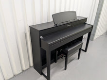 Load image into Gallery viewer, Yamaha Clavinova CLP-575 in satin black finish+ stool stock # 24502
