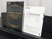 Load image into Gallery viewer, Yamaha Clavinova CLP-575 in satin black finish+ stool stock # 24502
