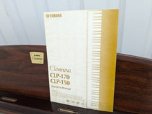 Load image into Gallery viewer, Yamaha Clavinova CLP-150 digital piano and stool in mahogany stock #24519
