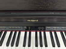 Load image into Gallery viewer, Roland HP302 digital piano and stool in dark rosewood finish stock number 24476
