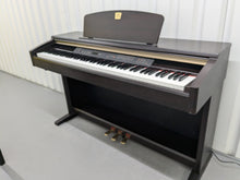 Load image into Gallery viewer, Yamaha Clavinova CLP-120 Digital Piano and stool in dark rosewood stock #24518
