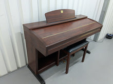 Load image into Gallery viewer, Yamaha Clavinova CVP-303 Digital Piano arranger + stool in mahogany stock #24529
