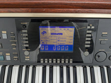 Load image into Gallery viewer, Yamaha Clavinova CVP-303 Digital Piano arranger + stool in mahogany stock #24529
