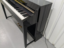 Load image into Gallery viewer, YAMAHA CLAVINOVA CLP-370PE DIGITAL PIANO + STOOL IN GLOSSY BLACK stock nr 24531
