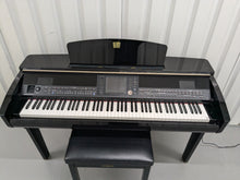 Load image into Gallery viewer, YAMAHA CLAVINOVA CVP-405PE DIGITAL PIANO IN GLOSSY POLISHED BLACK  stock 24509
