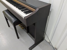 Load image into Gallery viewer, Roland HP101e Digital Piano and stool in dark rosewood finish stock # 24557
