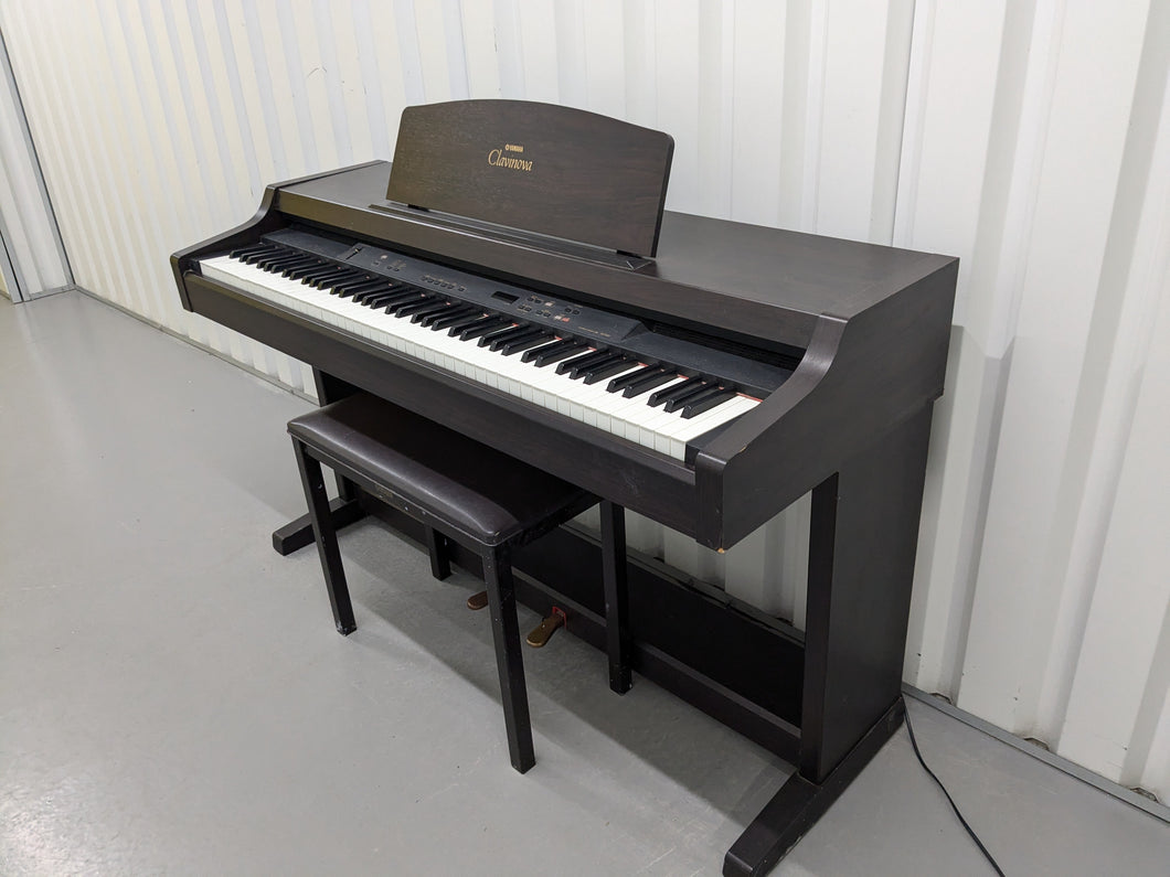 Yamaha Clavinova CLP-820 Digital Piano and stool in dark rosewood stock nr 24563