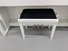 Load image into Gallery viewer, Yamaha Clavinova CLP-575 in satin white finish+ stool stock # 24562
