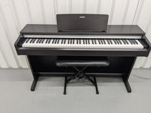 Load image into Gallery viewer, Yamaha Arius YDP-142 Digital Piano and stool in dark rosewood finish stock #24572
