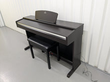 Load image into Gallery viewer, Yamaha Arius YDP-141 digital piano and stool in rosewood stock # 24574
