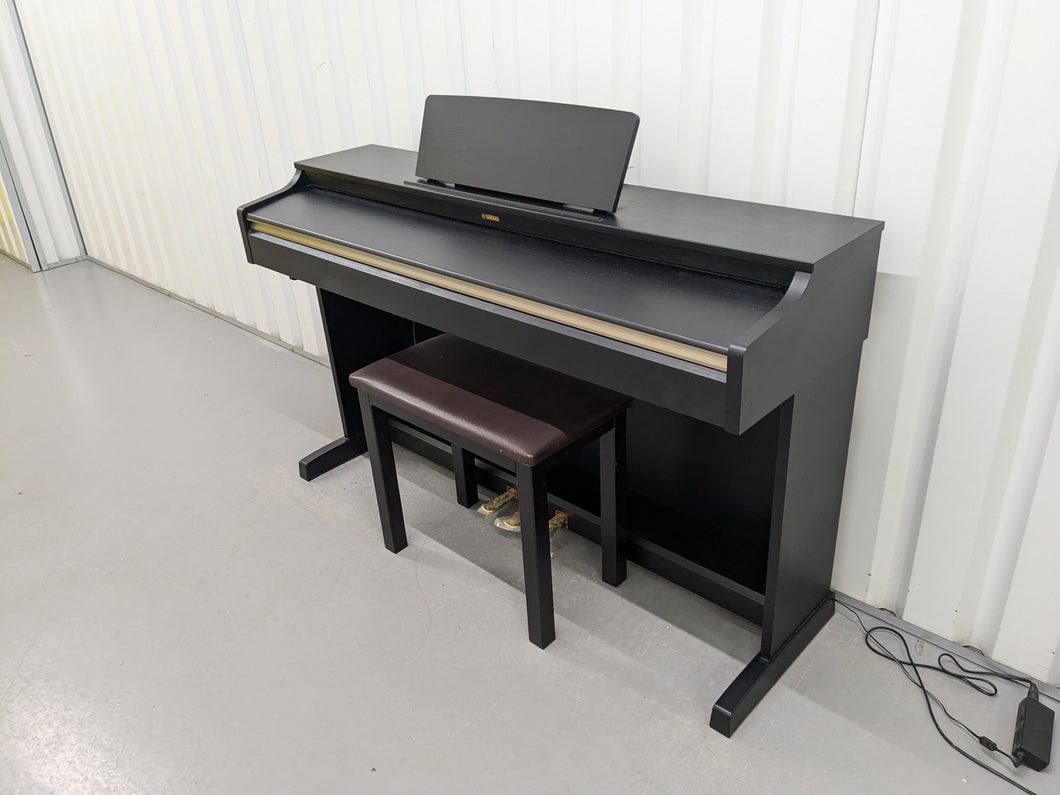 Yamaha Arius YDP-162 Digital Piano satin black clavinova keyboard stock #24591