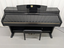 Load image into Gallery viewer, Yamaha Clavinova CLP-240PE Digital Piano polished GLOSSY BLACK stock # 24598
