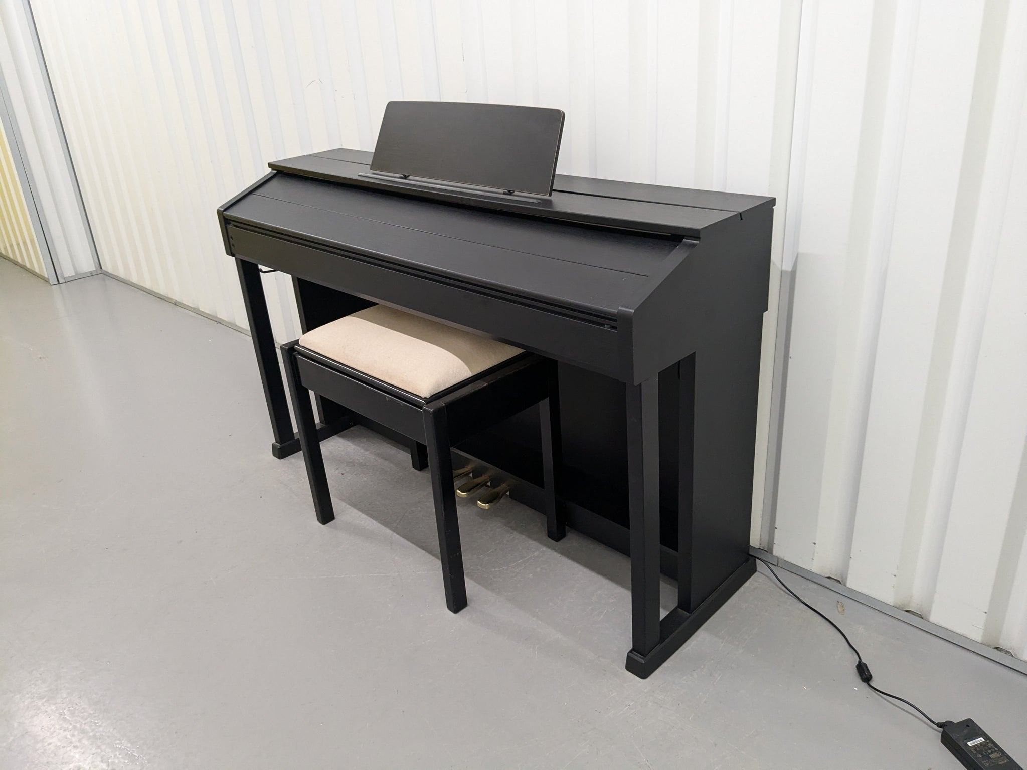 CASIO CELVIANO AP-450 DIGITAL PIANO AND STOOL IN SATIN BLACK