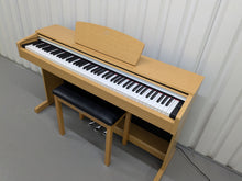 Load image into Gallery viewer, Yamaha Arius YDP-140 digital piano and stool cherry wood finish stock # 24588
