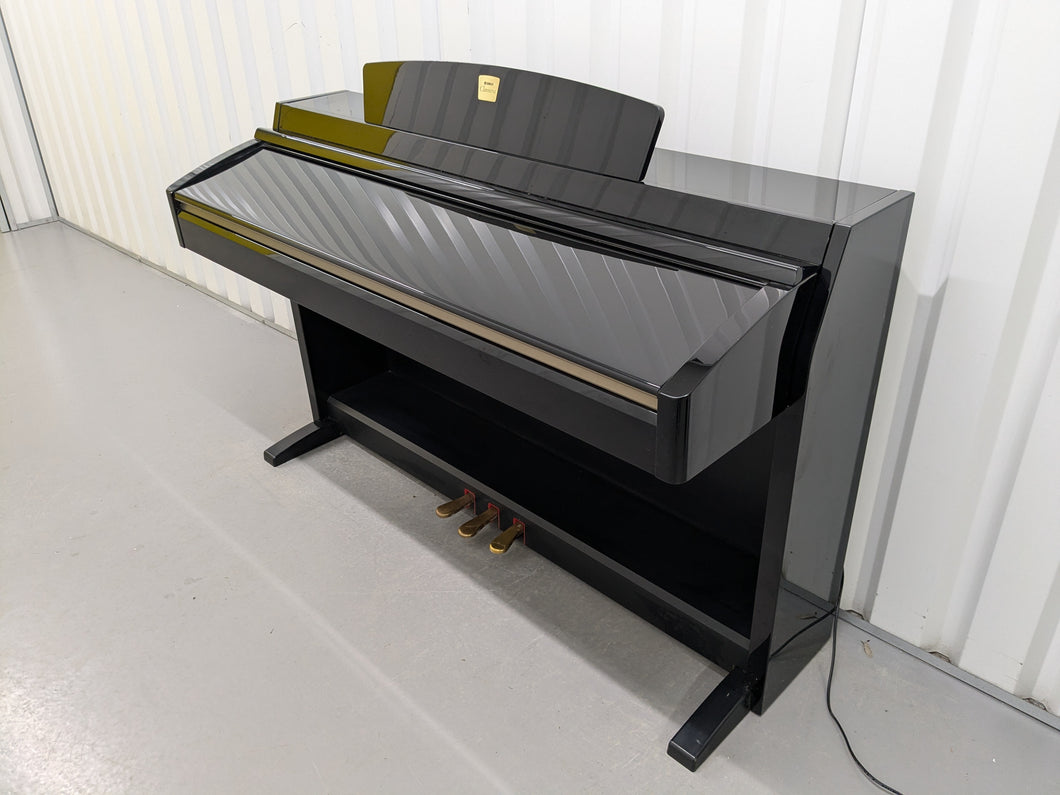 Yamaha Clavinova CLP-230PE piano +stool polished ebony glossy black stock # 24604