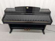 Load image into Gallery viewer, Yamaha Clavinova CLP-230PE piano +stool polished ebony glossy black stock # 24604
