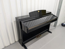 Load image into Gallery viewer, Yamaha Clavinova CLP-230PE piano +stool polished ebony glossy black stock # 24604
