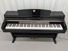 Load image into Gallery viewer, Yamaha Clavinova CLP-230PE piano +stool polished ebony glossy black stock # 24604
