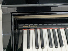 Load image into Gallery viewer, Yamaha Clavinova CLP-230PE piano +stool polished ebony glossy black stock # 24604
