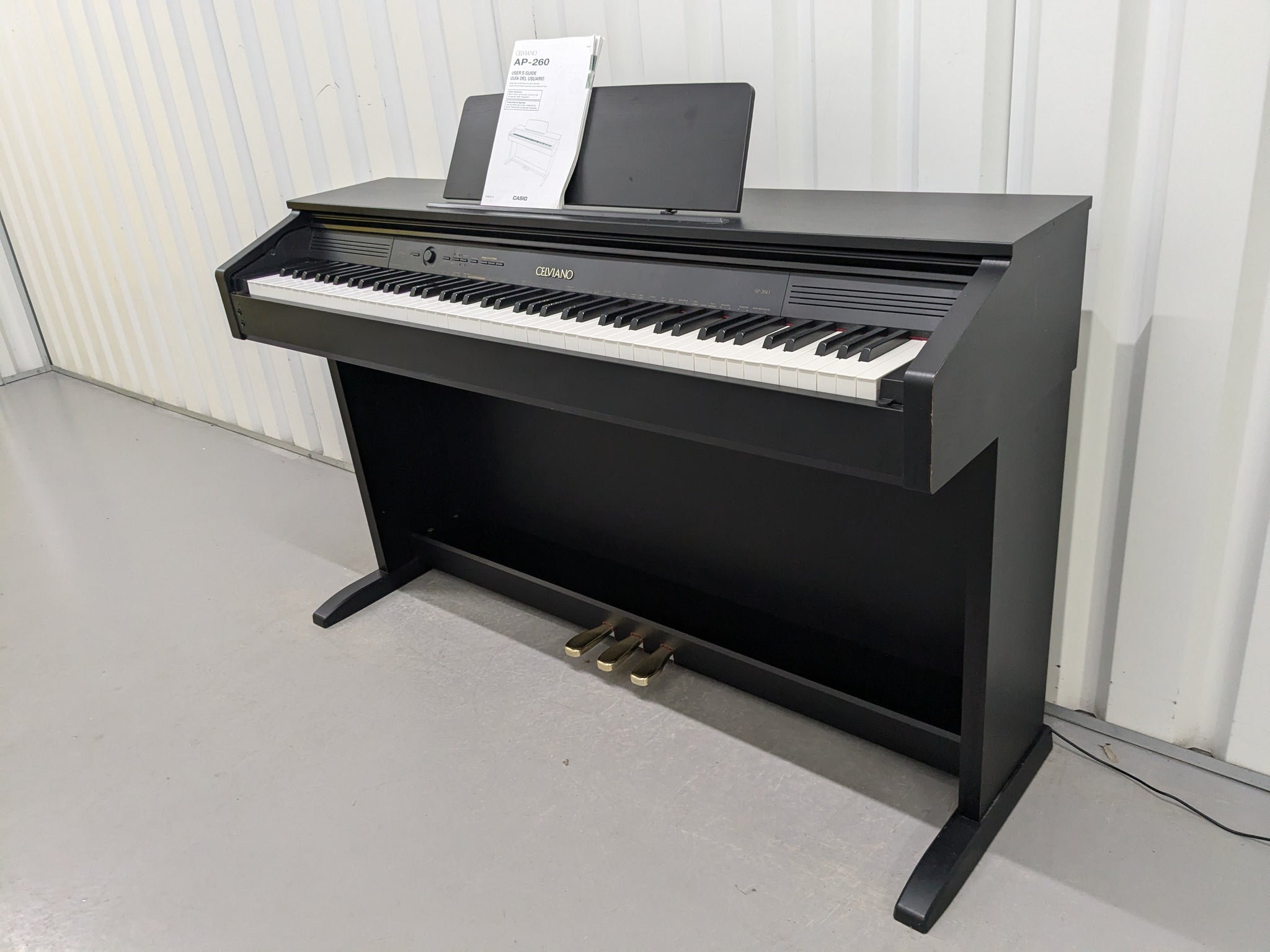 Casio Celviano AP 260 digital piano in satin black finish stock 24605 Sulinda Music