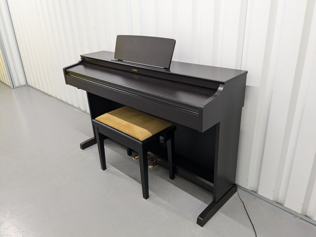 Yamaha Arius YDP-163 Digital Piano in rosewood clavinova keyboard stock # 24618